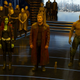 The Guardians meet the Sovereign at the start of Vol. 2.